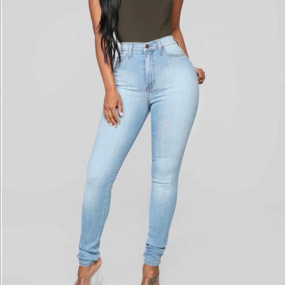 High Waisted Skinny Jeans